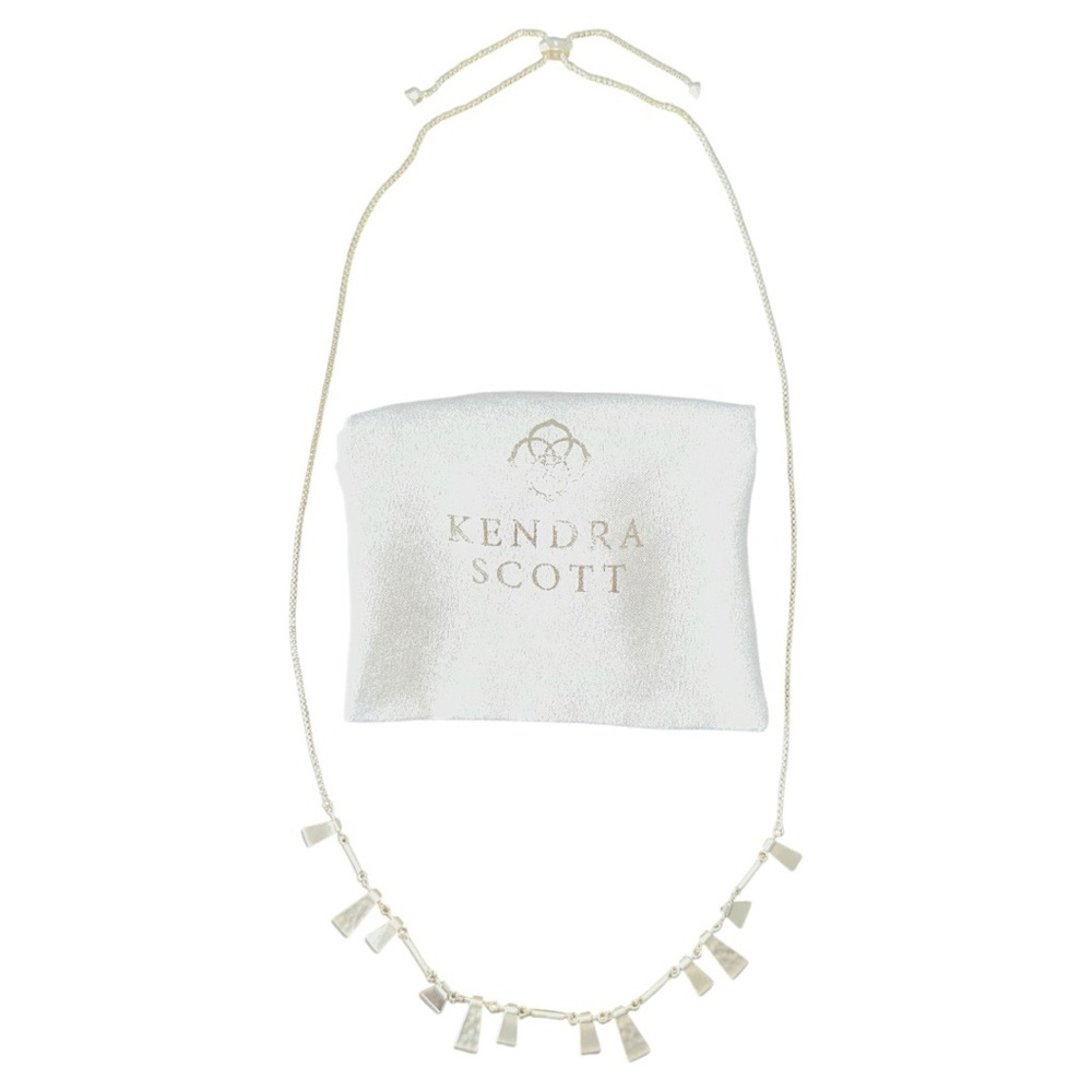 Kendra Scott Geometric Gold-Toned Necklace (EUC)